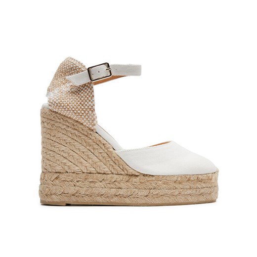 Castañer Espadryle Carol/8Ed/001 020975 Biały ze sklepu MODIVO w kategorii Espadryle damskie - zdjęcie 182650143