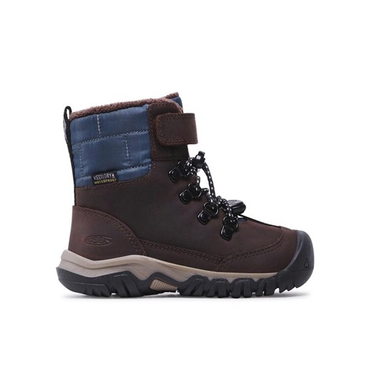 Keen Śniegowce Greta Boot Wp 1026643 Brązowy ze sklepu MODIVO w kategorii Buty zimowe dziecięce - zdjęcie 182650160