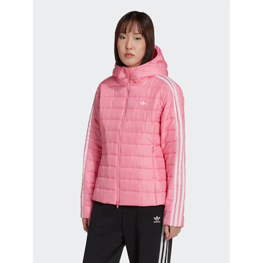 adidas Kurtka przejściowa Premium HM2611 Różowy Slim Fit ze sklepu MODIVO w kategorii Kurtki damskie - zdjęcie 182650161