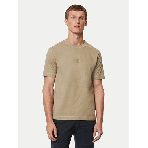 Marc O'Polo T-Shirt 426 2012 51604 Beżowy Regular Fit ze sklepu MODIVO w kategorii T-shirty męskie - zdjęcie 182650163