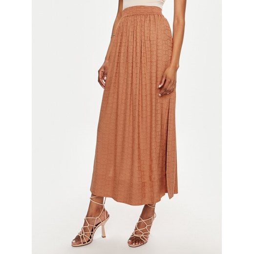 TWINSET Spódnica midi 241TT2243 Pomarańczowy Loose Fit ze sklepu MODIVO w kategorii Spódnice - zdjęcie 182650241