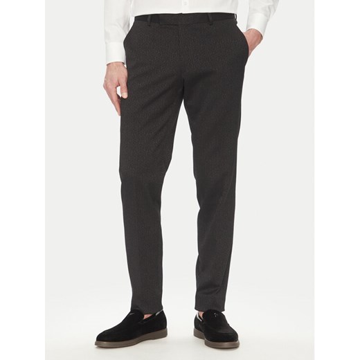 KARL LAGERFELD Chinosy 255002 552042 Czarny Slim Fit ze sklepu MODIVO w kategorii Spodnie męskie - zdjęcie 182650280