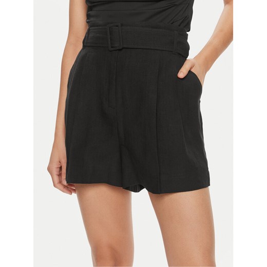 Marella Szorty materiałowe Panama 2413141012 Czarny Regular Fit ze sklepu MODIVO w kategorii Szorty - zdjęcie 182650282
