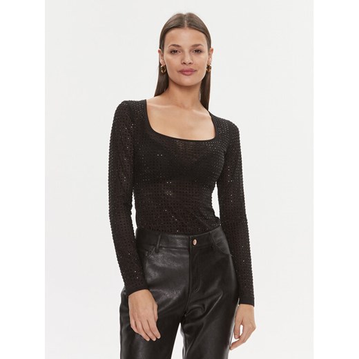 Guess Body Karolina O4RM06 KBZX0 Czarny Slim Fit ze sklepu MODIVO w kategorii Bluzki damskie - zdjęcie 182650313