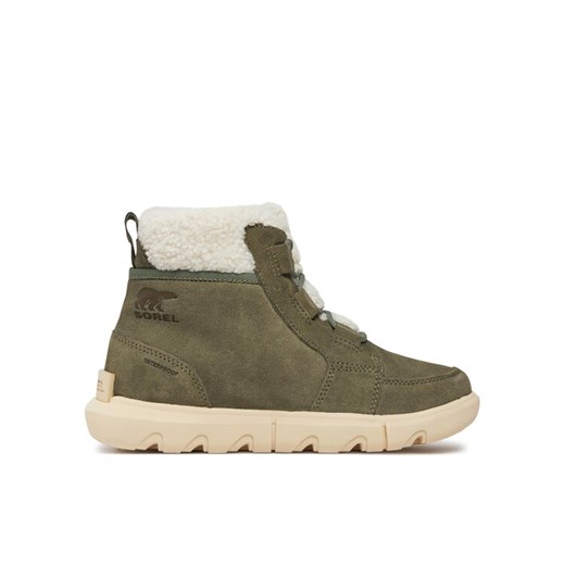 Sorel Botki Explorer Next™ Carnival Wp NL5026-397 Zielony ze sklepu MODIVO w kategorii Botki - zdjęcie 182650324