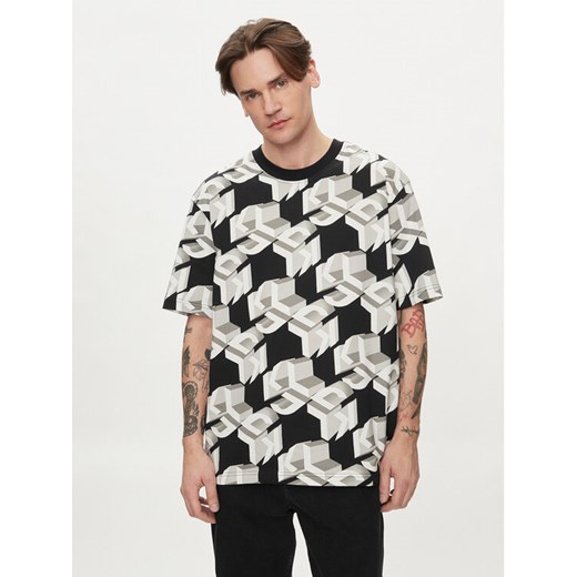 Karl Lagerfeld Jeans T-Shirt 241D1701 Szary Relaxed Fit ze sklepu MODIVO w kategorii T-shirty męskie - zdjęcie 182650340
