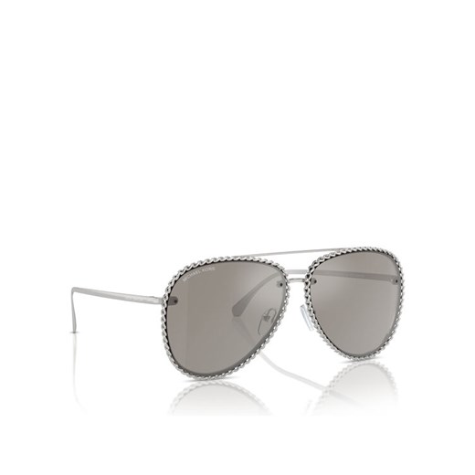 Michael Kors Okulary przeciwsłoneczne Portofino 0MK1147 18936G Srebrny ze sklepu MODIVO w kategorii Okulary przeciwsłoneczne damskie - zdjęcie 182650341