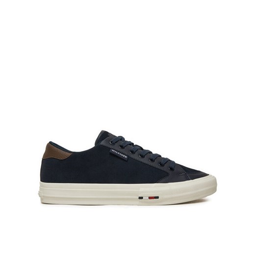 Tommy Hilfiger Sneakersy Vulc Street Low FM0FM05458 Granatowy ze sklepu MODIVO w kategorii Trampki męskie - zdjęcie 182650401