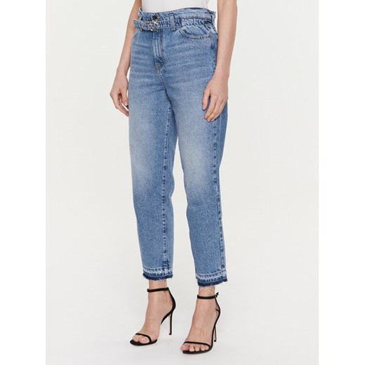 Pinko Jeansy Flexi Maddie 100232 A0FX Niebieski Mom Fit ze sklepu MODIVO w kategorii Jeansy damskie - zdjęcie 182650434
