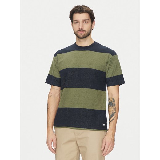 Vans T-Shirt Bergman VN000KUE Granatowy Regular Fit ze sklepu MODIVO w kategorii T-shirty męskie - zdjęcie 182650532