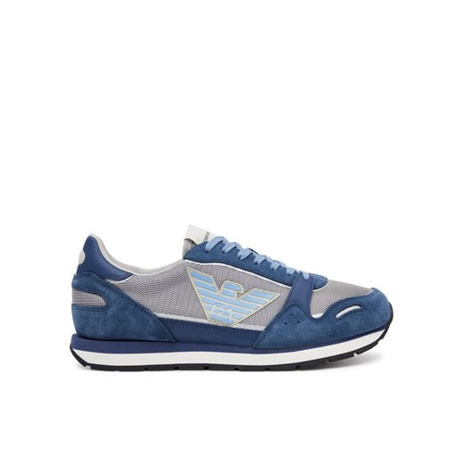 Emporio Armani Sneakersy X4X537 XN730 U551 Granatowy ze sklepu MODIVO w kategorii Buty sportowe męskie - zdjęcie 182650544