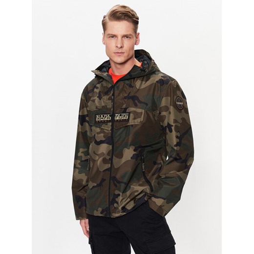 Napapijri Kurtka przejściowa Rainforest NP0A4H2P Khaki Regular Fit ze sklepu MODIVO w kategorii Kurtki męskie - zdjęcie 182650643