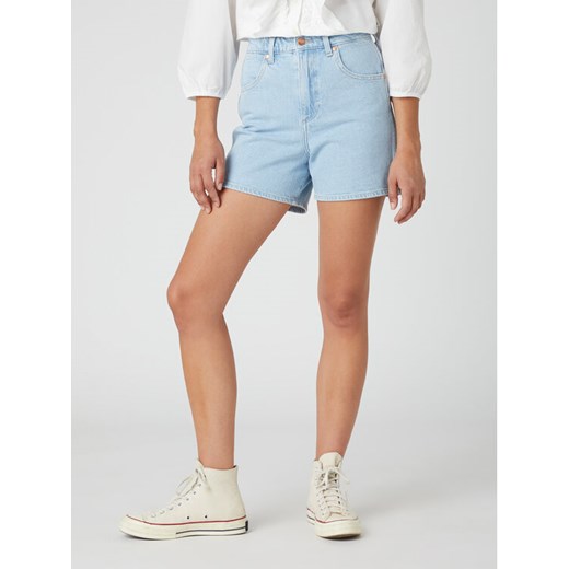 Wrangler Szorty jeansowe W25H3832W 112332447 Błękitny Regular Fit ze sklepu MODIVO w kategorii Szorty - zdjęcie 182650740