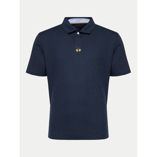 La Martina Polo YMP020 JS392 Granatowy Regular Fit ze sklepu MODIVO w kategorii T-shirty męskie - zdjęcie 182650743