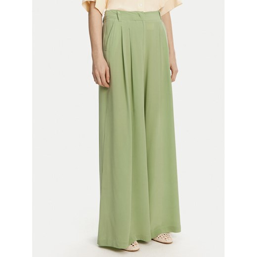 Marella Spodnie palazzo Sedia 2513131142 Zielony Wide Leg ze sklepu MODIVO w kategorii Spodnie damskie - zdjęcie 182650762