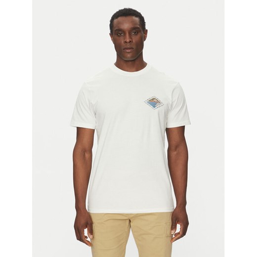Quiksilver T-Shirt EQYZT08038 Écru Regular Fit ze sklepu MODIVO w kategorii T-shirty męskie - zdjęcie 182650782