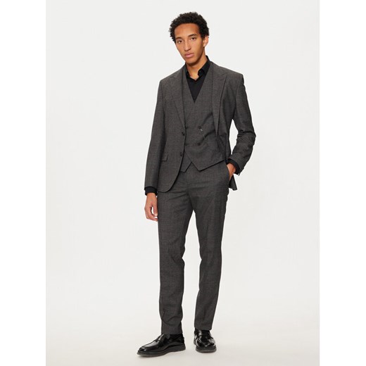 Hugo Garnitur Henry/Getlin 50528361 Szary Slim Fit ze sklepu MODIVO w kategorii Garnitury męskie - zdjęcie 182650784