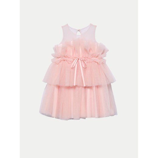Abel & Lula Sukienka elegancka 5036 Pomarańczowy Regular Fit ze sklepu MODIVO w kategorii Sukienki dziewczęce - zdjęcie 182650853