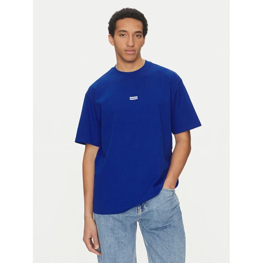 HUGO T-Shirt Nalono 50509776 Niebieski Loose Fit ze sklepu MODIVO w kategorii T-shirty męskie - zdjęcie 182650912