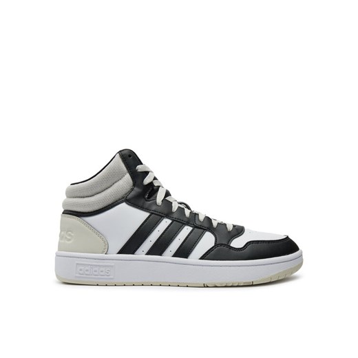 adidas Sneakersy Hoops 3.0 Mid IH0157 Szary ze sklepu MODIVO w kategorii Buty sportowe męskie - zdjęcie 182650953