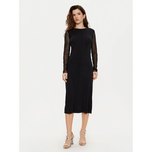 JOOP! Sukienka koktajlowa 10018885 30044844 Czarny Slim Fit ze sklepu MODIVO w kategorii Sukienki - zdjęcie 182651044
