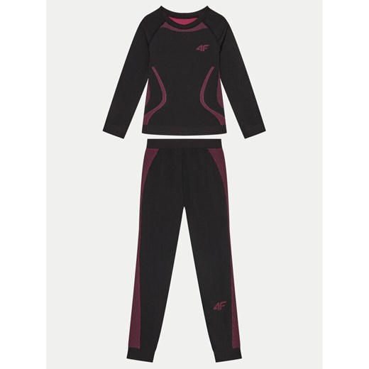 4F Komplet bielizny termoaktywnej 4FJWAW24USEAF150 Czarny Slim Fit ze sklepu MODIVO w kategorii Bielizna termoaktywna - zdjęcie 182651154