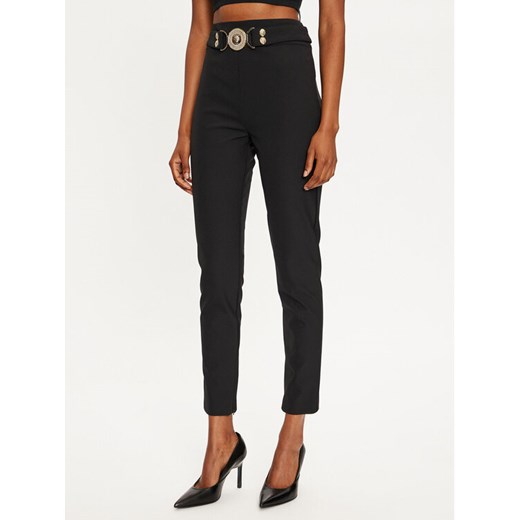 Babylon Spodnie materiałowe S00508 Czarny Slim Fit ze sklepu MODIVO w kategorii Spodnie damskie - zdjęcie 182651162