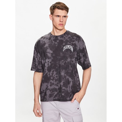Champion T-Shirt 218507 Szary Regular Fit ze sklepu MODIVO w kategorii T-shirty męskie - zdjęcie 182651211