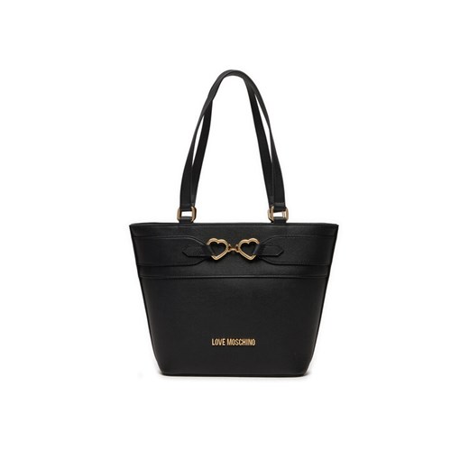 LOVE MOSCHINO Torebka JC4347PP0IK1100A Czarny ze sklepu MODIVO w kategorii Torby Shopper bag - zdjęcie 182651220