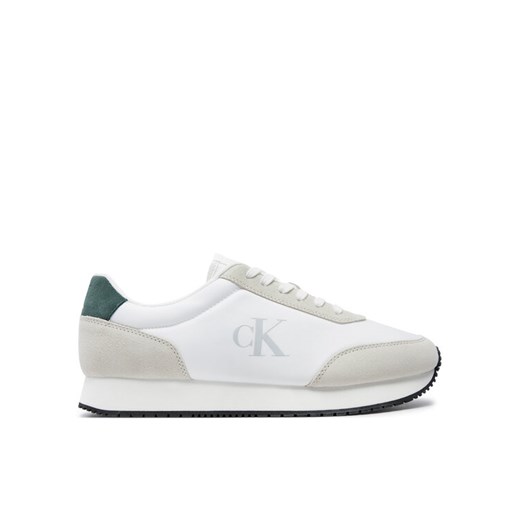 Calvin Klein Jeans Sneakersy Retro Runner YM0YM01119 Écru 46 MODIVO