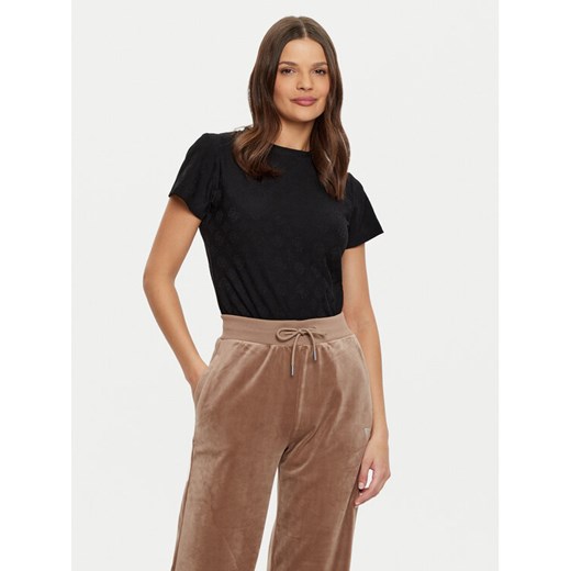Guess T-Shirt V5RI02 KCLG2 Czarny Regular Fit ze sklepu MODIVO w kategorii Bluzki damskie - zdjęcie 182651244
