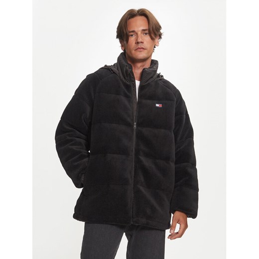 Tommy Jeans Kurtka zimowa DM0DM19638 Czarny Regular Fit ze sklepu MODIVO w kategorii Kurtki męskie - zdjęcie 182651271