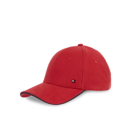 Tommy Hilfiger Czapka z daszkiem Th Corp Flannel 6 Panel Cap AM0AM13164 Czerwony ze sklepu MODIVO w kategorii Czapki z daszkiem męskie - zdjęcie 182651301