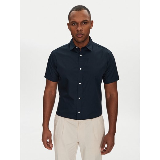 Jack&Jones Koszula Joe 12195062 Granatowy Slim Fit ze sklepu MODIVO w kategorii Koszule męskie - zdjęcie 182651344