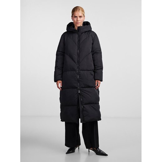 YAS Kurtka puchowa 26030707 Czarny Regular Fit ze sklepu MODIVO w kategorii Kurtki damskie - zdjęcie 182651352