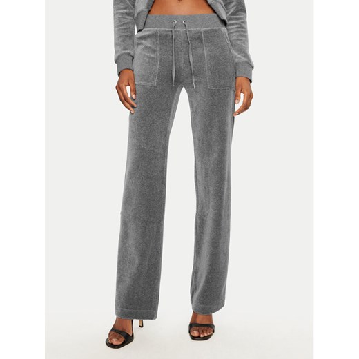 Juicy Couture Spodnie dresowe Del Ray JCAP180 Szary Regular Fit ze sklepu MODIVO w kategorii Spodnie damskie - zdjęcie 182651381