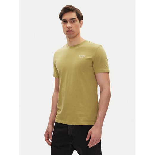 Mustang T-Shirt Austin 1016273 Zielony Regular Fit ze sklepu MODIVO w kategorii T-shirty męskie - zdjęcie 182651392