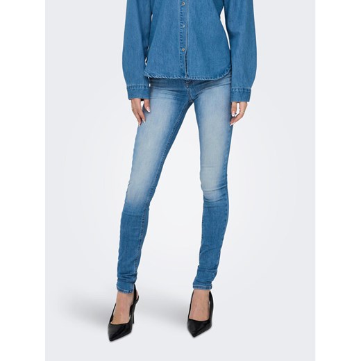ONLY Jeansy 15300068 Niebieski Skinny Fit ze sklepu MODIVO w kategorii Jeansy damskie - zdjęcie 182651404
