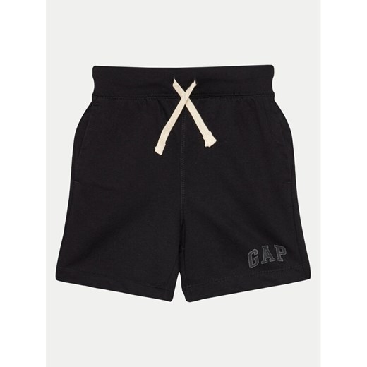 Gap Szorty sportowe 540847-02 Czarny Regular Fit ze sklepu MODIVO w kategorii Spodenki chłopięce - zdjęcie 182651412