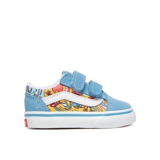 Vans Sneakersy Old Skool V VN000CS6BOX1 Błękitny ze sklepu MODIVO w kategorii Buty sportowe dziecięce - zdjęcie 182651423