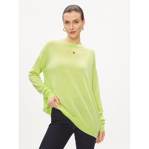 MAX&Co. Sweter Derrik Zielony Relaxed Fit ze sklepu MODIVO w kategorii Swetry damskie - zdjęcie 182651450