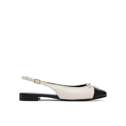 Tory Burch Sandały 166592 Beżowy ze sklepu MODIVO w kategorii Balerinki - zdjęcie 182651480