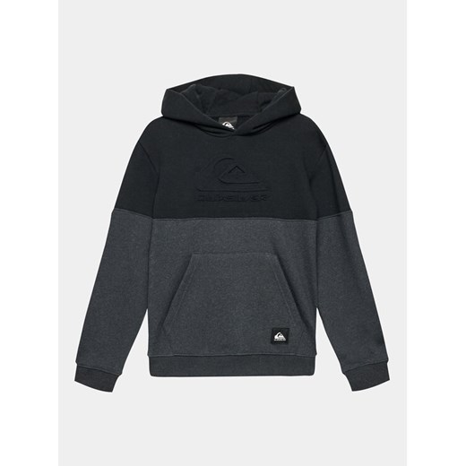 Quiksilver Bluza Embosshoodyouth Otlr EQBFT03865 Czarny Regular Fit ze sklepu MODIVO w kategorii Bluzy chłopięce - zdjęcie 182651500