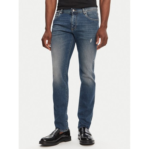 Dolce&Gabbana Jeansy GY07CZ G8LN7 Niebieski Slim Fit ze sklepu MODIVO w kategorii Jeansy męskie - zdjęcie 182651534
