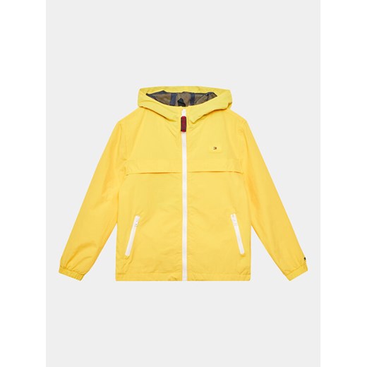 Tommy Hilfiger Wiatrówka KS0KS00366 D Żółty Regular Fit ze sklepu MODIVO w kategorii Kurtki chłopięce - zdjęcie 182651560