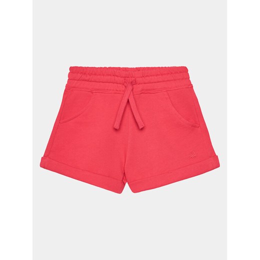 United Colors Of Benetton Szorty sportowe 3J68C901C Różowy Regular Fit ze sklepu MODIVO w kategorii Spodenki dziewczęce - zdjęcie 182651583