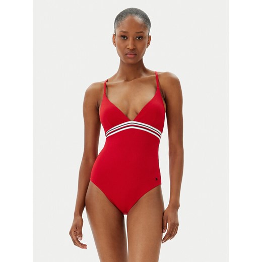 Tommy Hilfiger Strój kąpielowy UW0UW05847 Czerwony ze sklepu MODIVO w kategorii Stroje kąpielowe - zdjęcie 182651623