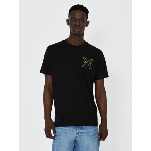 Richmond X T-Shirt Rached UMP24031TS Czarny Regular Fit ze sklepu MODIVO w kategorii T-shirty męskie - zdjęcie 182651632