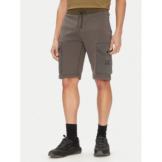 C.P. Company Szorty sportowe 18CMSB160A006090M Szary Regular Fit ze sklepu MODIVO w kategorii Spodenki męskie - zdjęcie 182651661