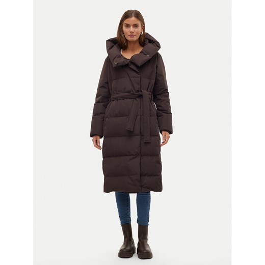 Vero Moda Kurtka puchowa Leonie 10311566 Brązowy Regular Fit ze sklepu MODIVO w kategorii Kurtki damskie - zdjęcie 182651693